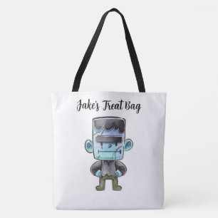 Persoonlijke Frankenstein Treat Canvas tas