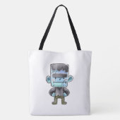 Persoonlijke Frankenstein Treat Canvas tas (Achterkant)