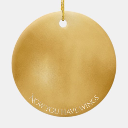 Persoonlijke Franse Bulldog Fawn Engel Keramisch Ornament (Achterkant)