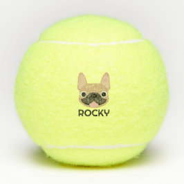 Persoonlijke Franse Bulldog Tennisballen, hondenba Tennisballen