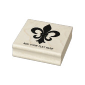 Persoonlijke Franse Fleur de Lis Rubberstempel (Stempel)