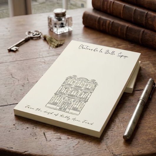 Persoonlijke Franse Kasteel Architecturale Schets Post-it® Notes