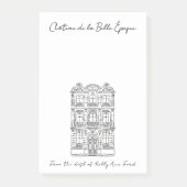 Persoonlijke Franse Kasteel Architecturale Schets Post-it® Notes (Voorkant)