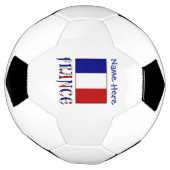 Persoonlijke Franse vlag Voetbal (Gedraaid)