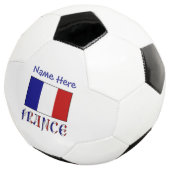 Persoonlijke Franse vlag Voetbal (Drie kwart)