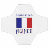 Persoonlijke Franse vlag Voetbal (Enkel)