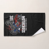 Persoonlijke Freestyle Motocross-racebeelden met F Bad Handdoek (Handdoek)