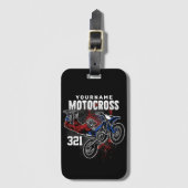 Persoonlijke Freestyle Motocross-racebeelden met F Bagagelabel (Voorkant (verticaal))