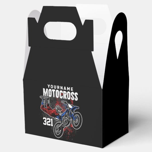 Persoonlijke Freestyle Motocross-racebeelden met F Bedankdoosjes (Geopend)