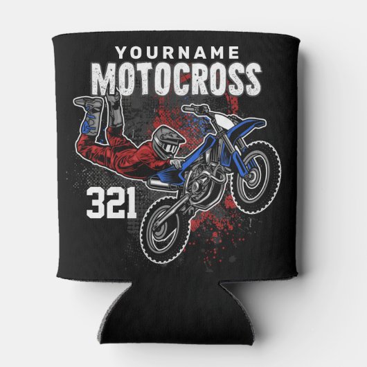 Persoonlijke Freestyle Motocross-racebeelden met F Blikjeskoeler (Achterkant)