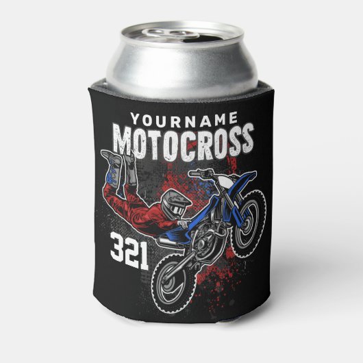 Persoonlijke Freestyle Motocross-racebeelden met F Blikjeskoeler (Blikje Achterkant)