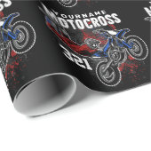Persoonlijke Freestyle Motocross-racebeelden met F Cadeaupapier (Rol Hoek)