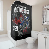 Persoonlijke Freestyle Motocross-racebeelden met F Douchegordijn (In situ)