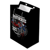 Persoonlijke Freestyle Motocross-racebeelden met F Medium Cadeauzakje (Voorkant Gekanteld)