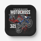 Persoonlijke Freestyle Motocross-racebeelden met F Papieren Bordje (Voorkant)