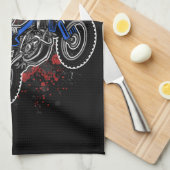 Persoonlijke Freestyle Motocross-racebeelden met F Theedoek (Quarter Fold)