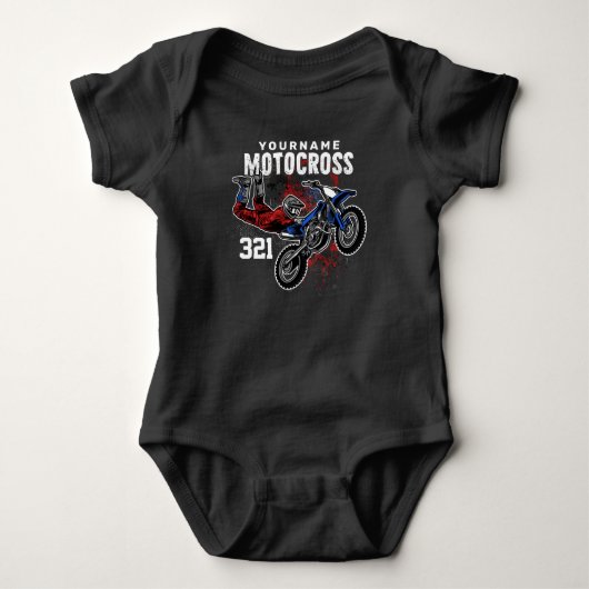 Persoonlijke Freestyle Motocross-racebeling FMX Tr Romper (Voorkant)