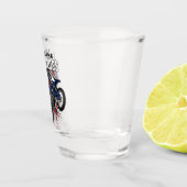 Persoonlijke Freestyle Motocross Racing FMX Tricks Shot Glas (Rechts)