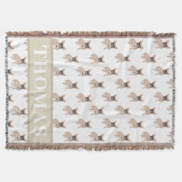 Persoonlijke Frenchie (gemaskerd)  Deken