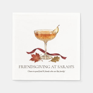Persoonlijke Friendsgiving Dinner Party Decoratie Servet