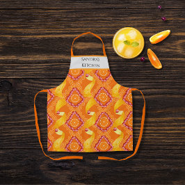 Persoonlijke Fruits and Zest Sinaasappel Schort