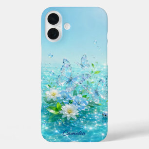 Persoonlijke Frutiger Aero Bloem Naam iPhone Hoes