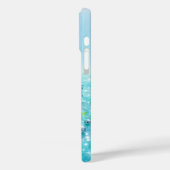 Persoonlijke Frutiger Aero Bloem Naam iPhone Hoes (Achterkant / Links)