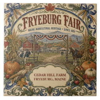 Persoonlijke Fryeburg Fair Sinds 1851 Maine Tegeltje