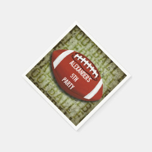 Persoonlijke Funky Groene Grunge American Football Servet