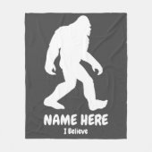 Persoonlijke Funny Bigfoot Sasquatch Blanket Fleece Deken (Voorkant)