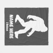 Persoonlijke Funny Bigfoot Sasquatch Blanket Fleece Deken (Voorkant (Horizontaal))