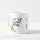 Persoonlijke Funny Cat Crap-kerstMok Koffiemok (Voorkant links)