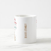 Persoonlijke Funny Cat Merry-Mok voor kerstmis Koffiemok (Center)