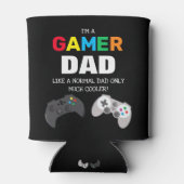 Persoonlijke Funny Colorful "GAMER" DAD Blikjeskoeler (Achterkant)