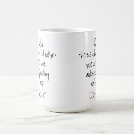 Persoonlijke Funny Dog Mam Koffiemok (Center)