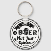 Persoonlijke Funny Drink Sleutelhanger van bier (Voorkant)