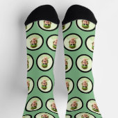 Persoonlijke Funny Face Foto Sokken (Top)