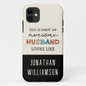 Persoonlijke Funny Geweldige Husband Gifts Case-Mate iPhone Case (Achterkant)