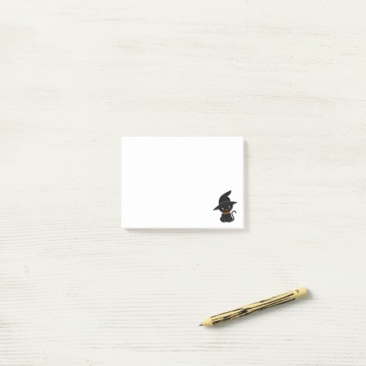 Persoonlijke Funny Halloween Cat Post-it® Notes (Op bureau)