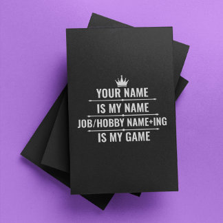 Persoonlijke Funny Job en Hobby Name