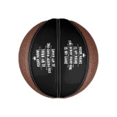 Persoonlijke Funny Job en Hobby Name Basketbal (Verticaal)