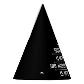 Persoonlijke Funny Job en Hobby Name Feesthoedjes (Links)