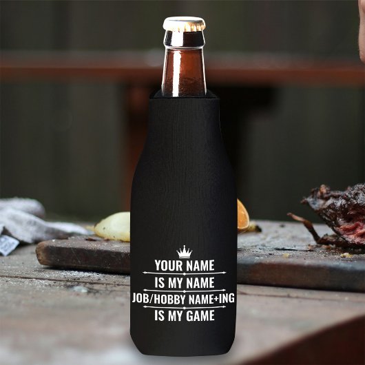 Persoonlijke Funny Job en Hobby Name Flesjeskoeler