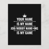 Persoonlijke Funny Job en Hobby Name Flyer (Voorkant)