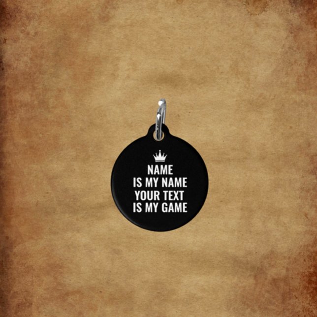 Persoonlijke Funny Job en Hobby Name Huisdierpenning (Creator heeft geüpload)