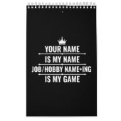 Persoonlijke Funny Job en Hobby Name Kalender (Hoes)