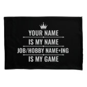 Persoonlijke Funny Job en Hobby Name Kussensloop (Voorkant)