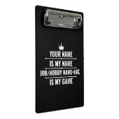 Persoonlijke Funny Job en Hobby Name Mini Klembord (Schuin)