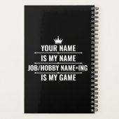 Persoonlijke Funny Job en Hobby Name Planner (Achterkant)