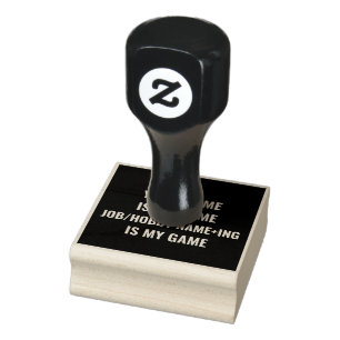 Persoonlijke Funny Job en Hobby Name Rubberstempel